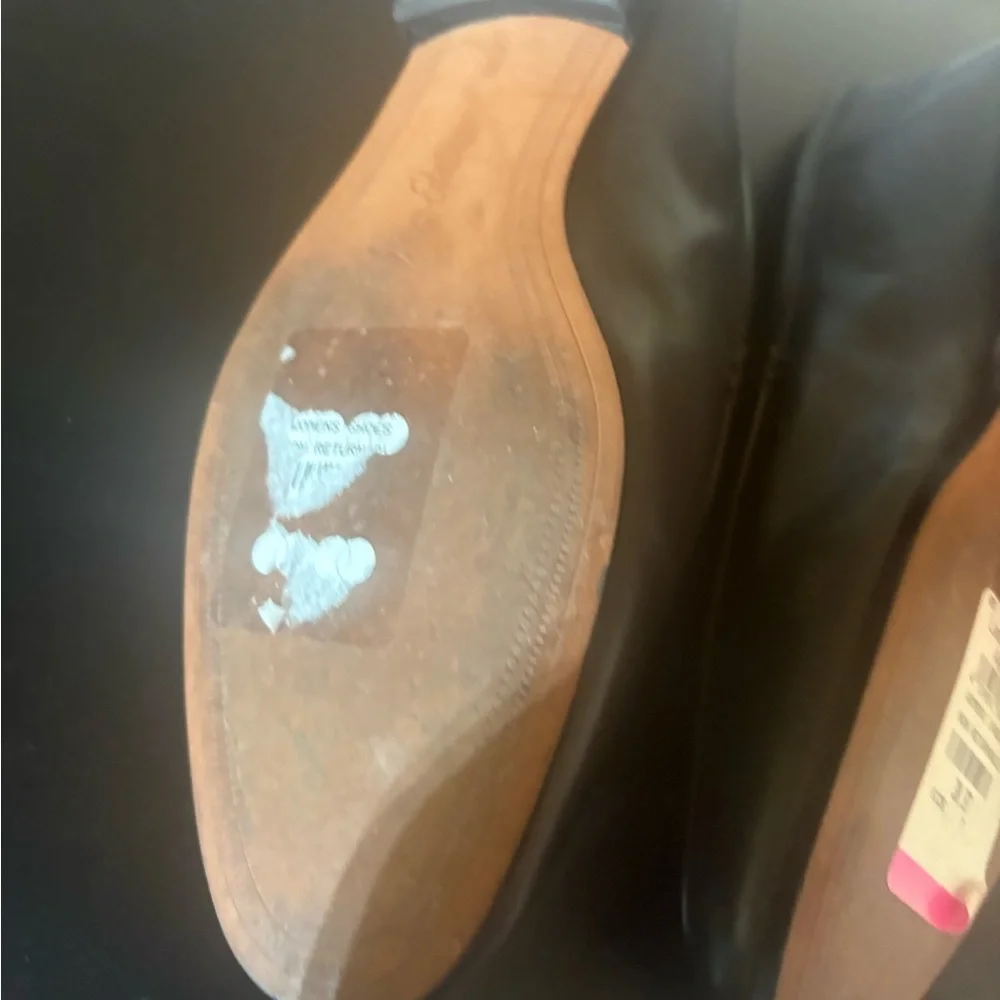 Sam Edelman Lorraine Bit Loafers Black with Gold Detail - Picture 6 of 8